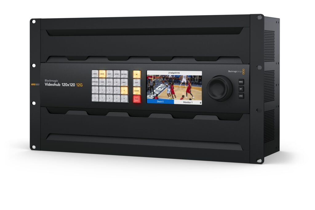 Blackmagic Videohub 120×120 12G