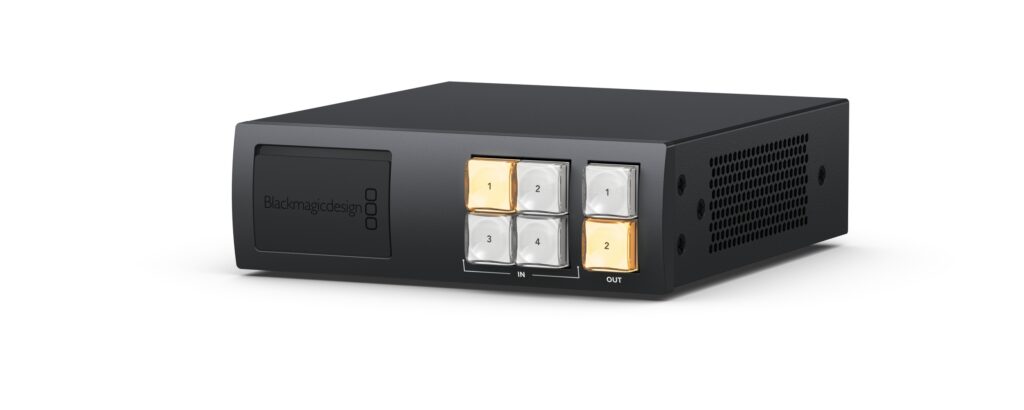 Blackmagic Videohub Mini 4×2 12G