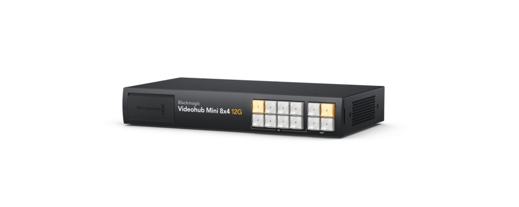 Blackmagic Videohub Mini 8×4 12G